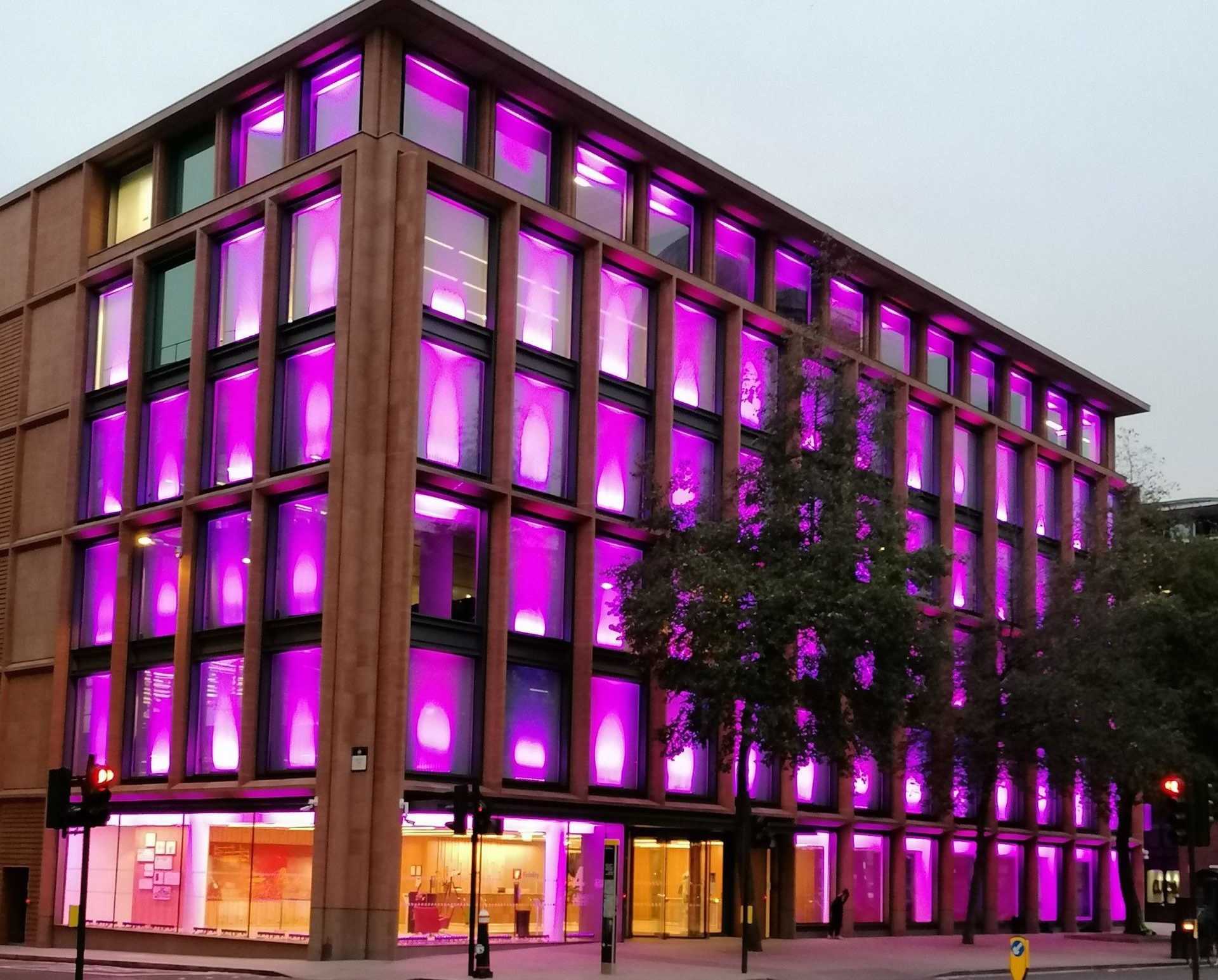 Building illumination at 4 Cannon Street, London Illumination London Halo Lighting