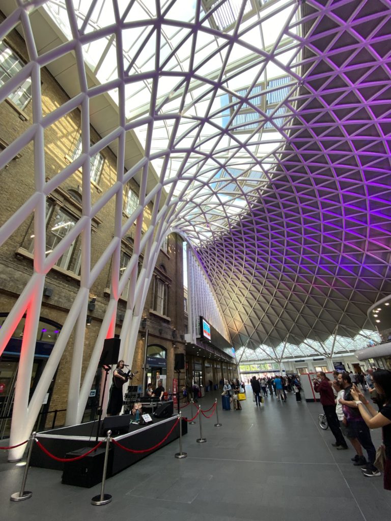 Welcome Back Campaign, Kings Cross Music Festival July- August 2021 Halo Lighting London
