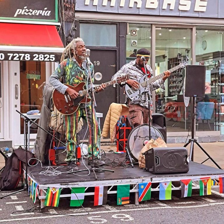 Go Africa Festival at Chapel Market, sponsored by Halo lighting
