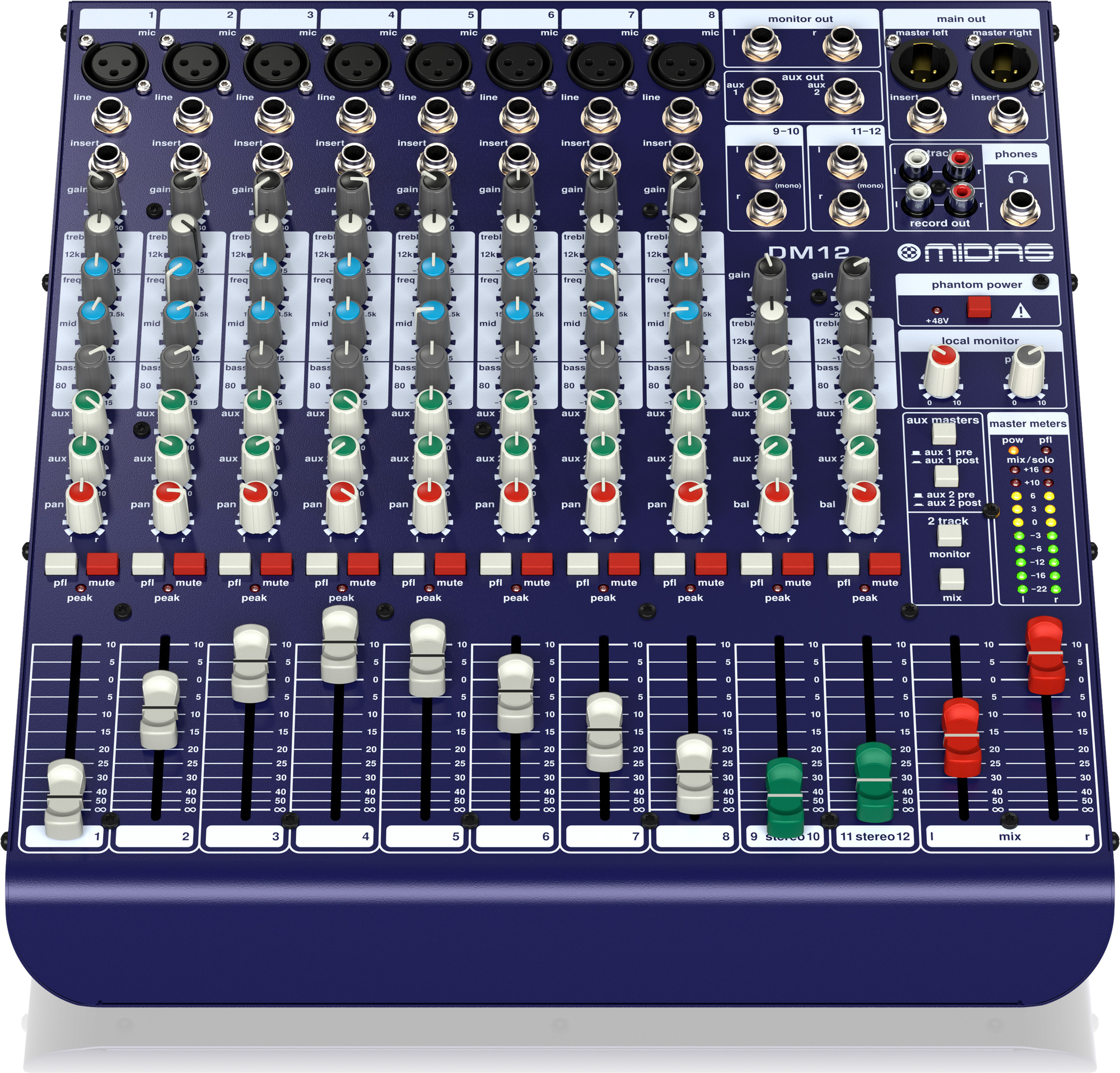 Midas DM12 studio mixer