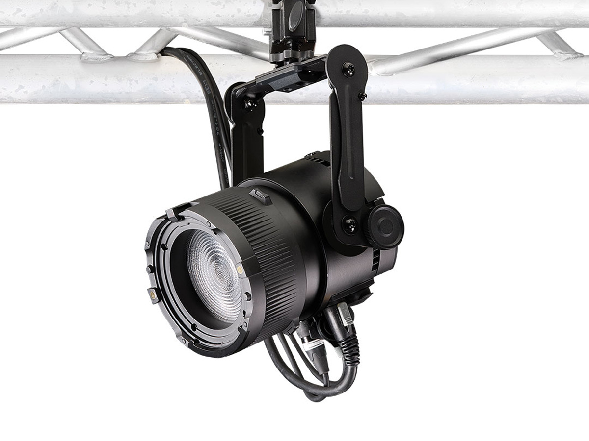 Astera QuikSpot wireless Fresnel uplight with zoom lens