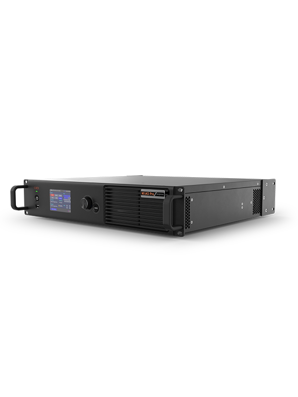 NovaStar MX40 Pro installed in 1U rack for live LED video control