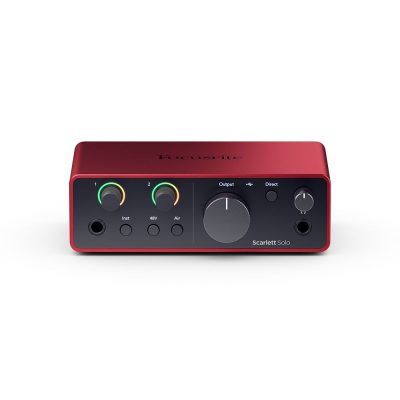 Focusrite Scarlett Solo 4th Gen by Halo lighting