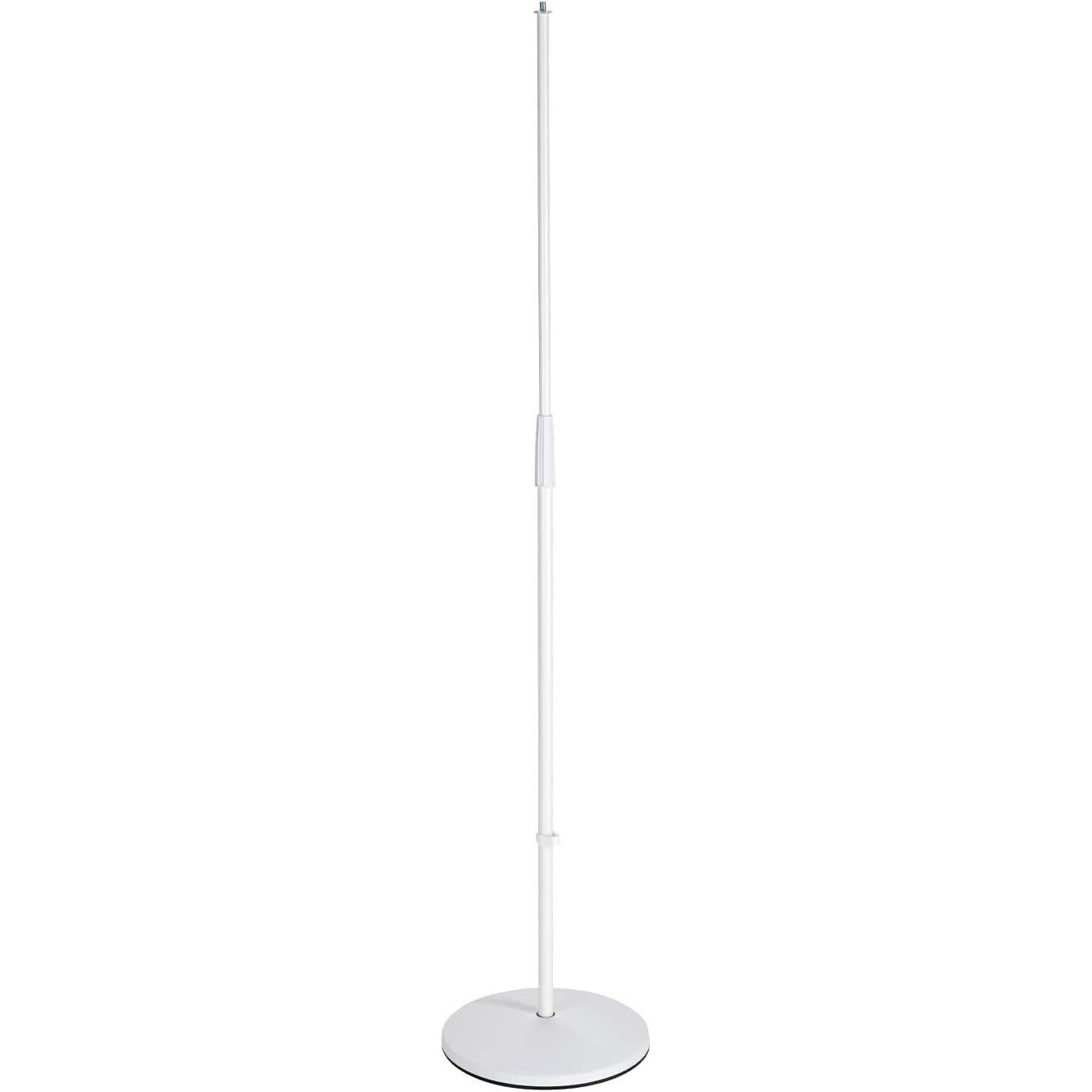 Mic Stand, K&M 260/1 White Round Base, rent at halo lighting