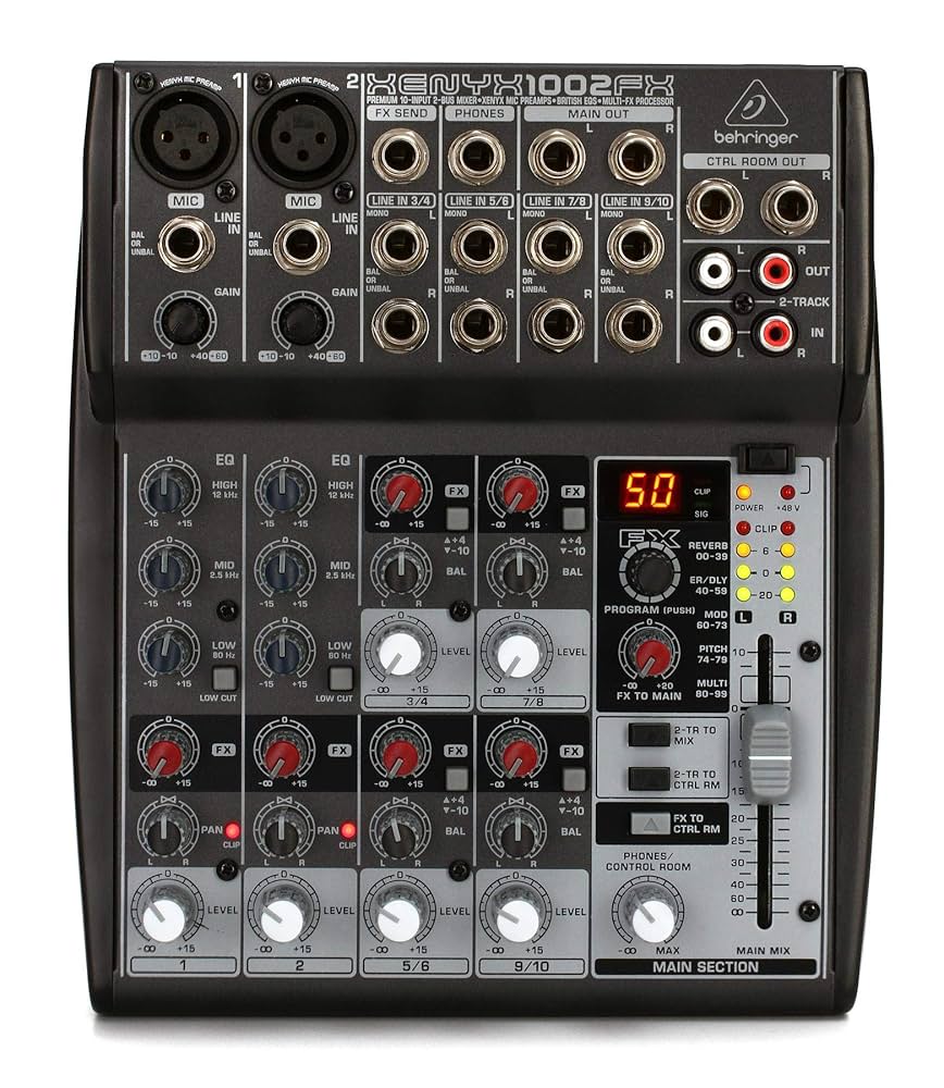 Behringer XENYX 1002FX Sound Desk