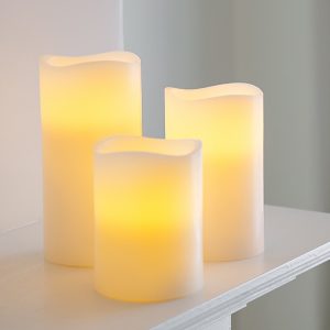 Dancing - Flame Candles, Pack of 3 Hire London Halo Lighting
