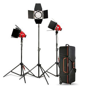 Red Heads Pack of 3 Hire London Halo Lighting