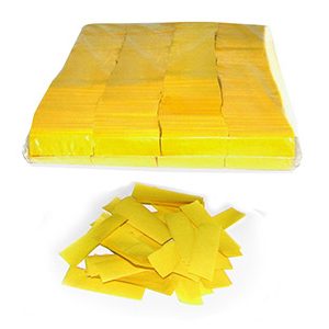 1kg Yellow Paper Confetti Halo Lighting London